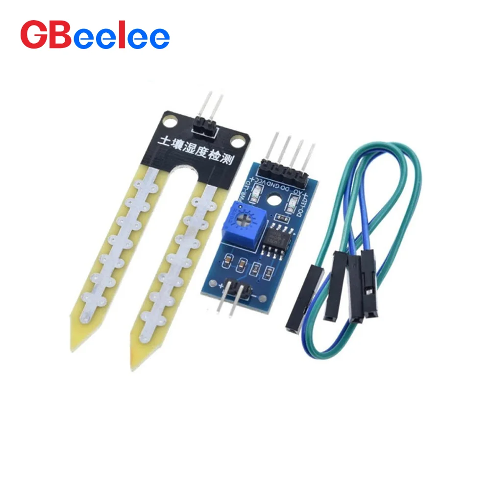 50PCS 3.3V-5V Soil Moisture Detect Sensor Soil Moisture Sensor Soil Hygrometer Detection For Automatic Watering System Robot Sma