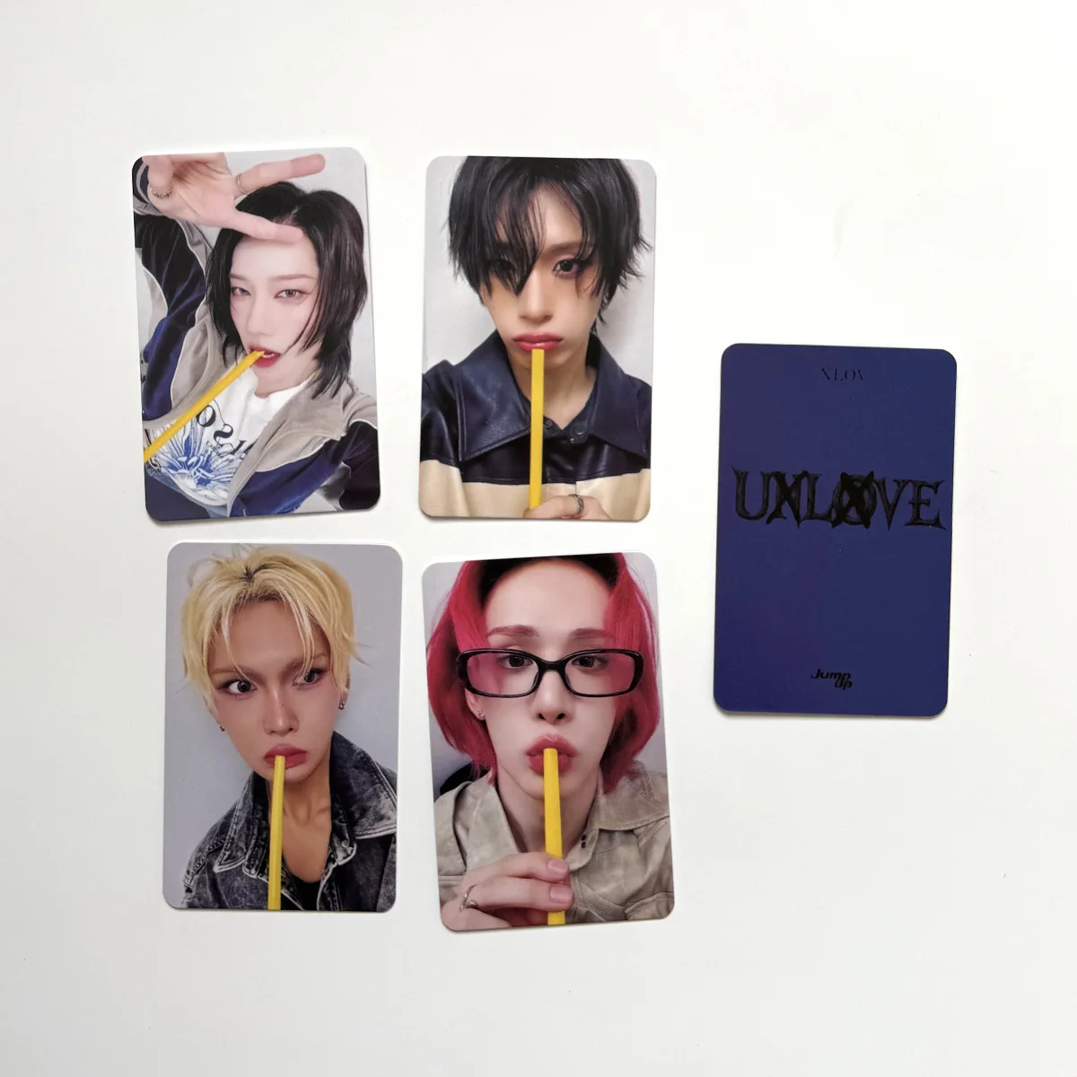 4Pcs/Set Idol Boy Group XLOV New Album UXLXVE Lomo Cards Special Bonus Cards Postcard WUMUTI RUI HARU HYUN Fans Gifts Collection view 3
