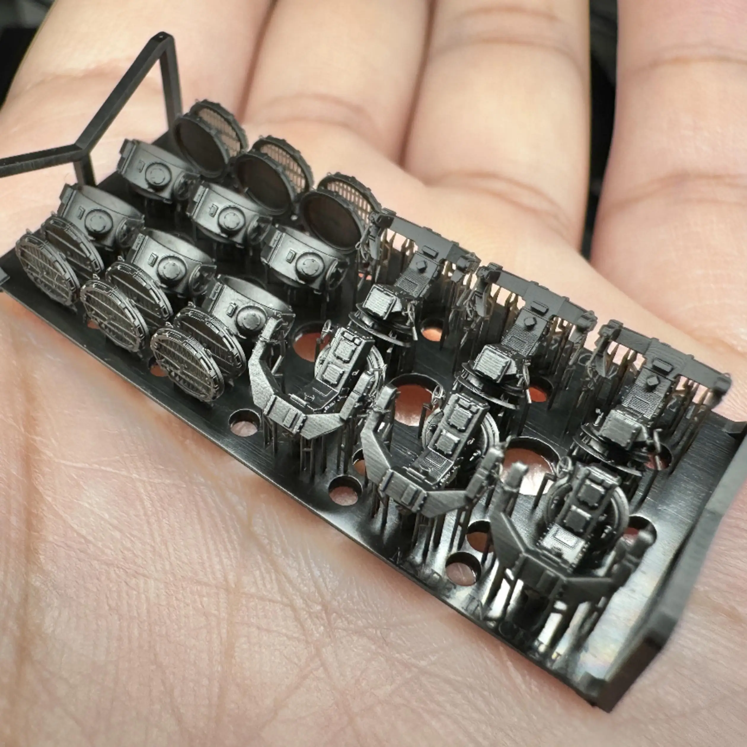 MUYI MODEL STUDIO 1/350 G350020 KRIEGSMARINE SEARCHLIGHT TYPE A 3Dプリントキット