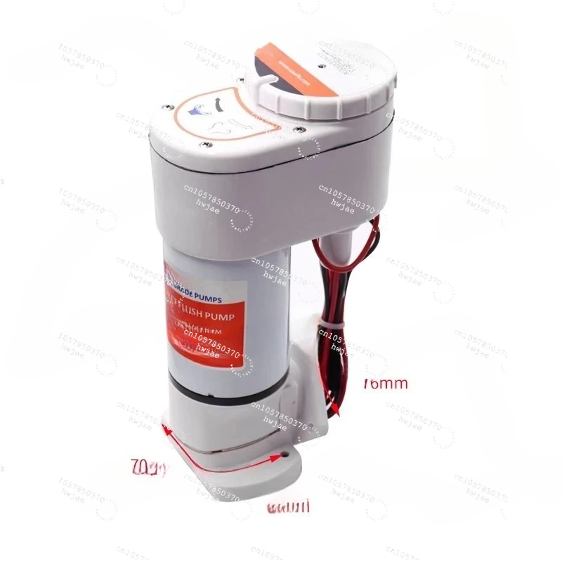 Special Yacht RV Sailing Electric Toilet Marine Car Ceramic 12V/24V Accessories for Onboard Sanitation