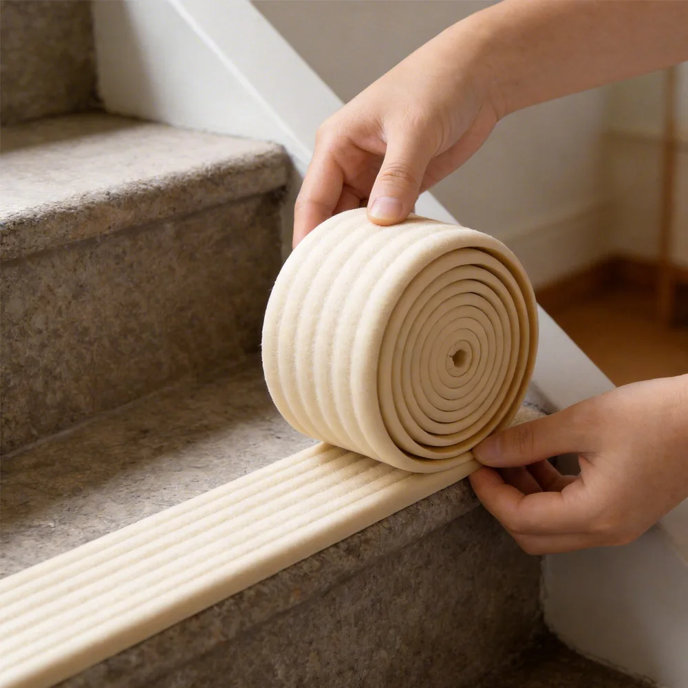 1pc, Anti-Collision Strip for Home Corner Coffee Table, NBR Material, Non-Toxic, Sticker-Free, Anti-Collision, Soft Edge Strip