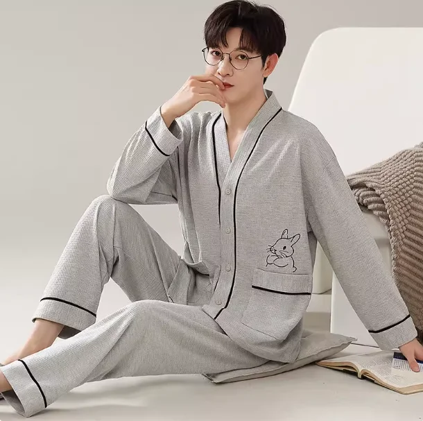 pijama-de-algodon-de-manga-larga-para-hombre-novedad-2026-conjunto-de-ropa-de-casa-para-otono-invierno-estilo-cardigan-abierto-con-cuello-en-v-suave-y-medio