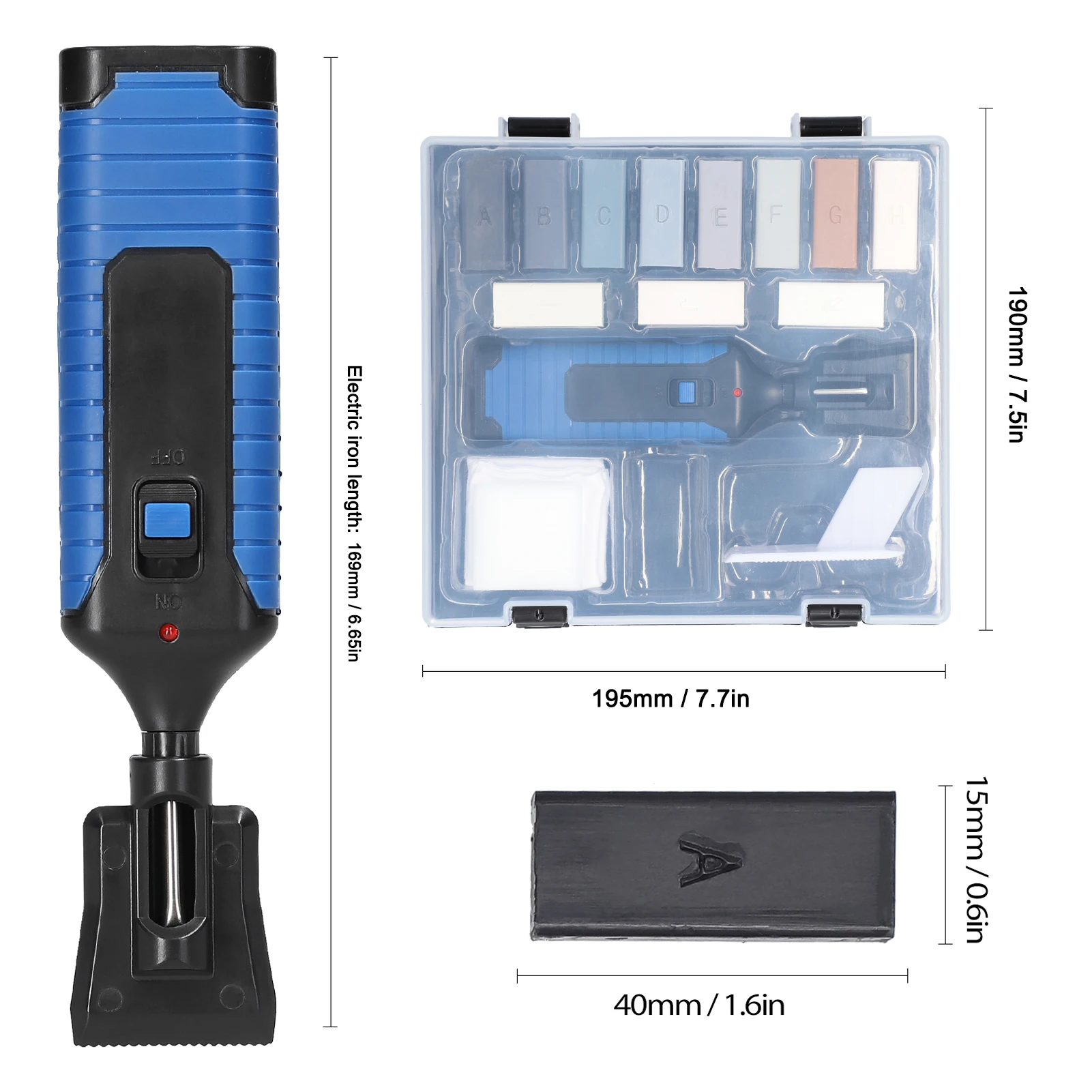

Multifunction Repairing Tool Set DIY Repairing Tool Set Vinyl PVC Plastics Scratch Repairing Crack Fill Surface Repairing Tool