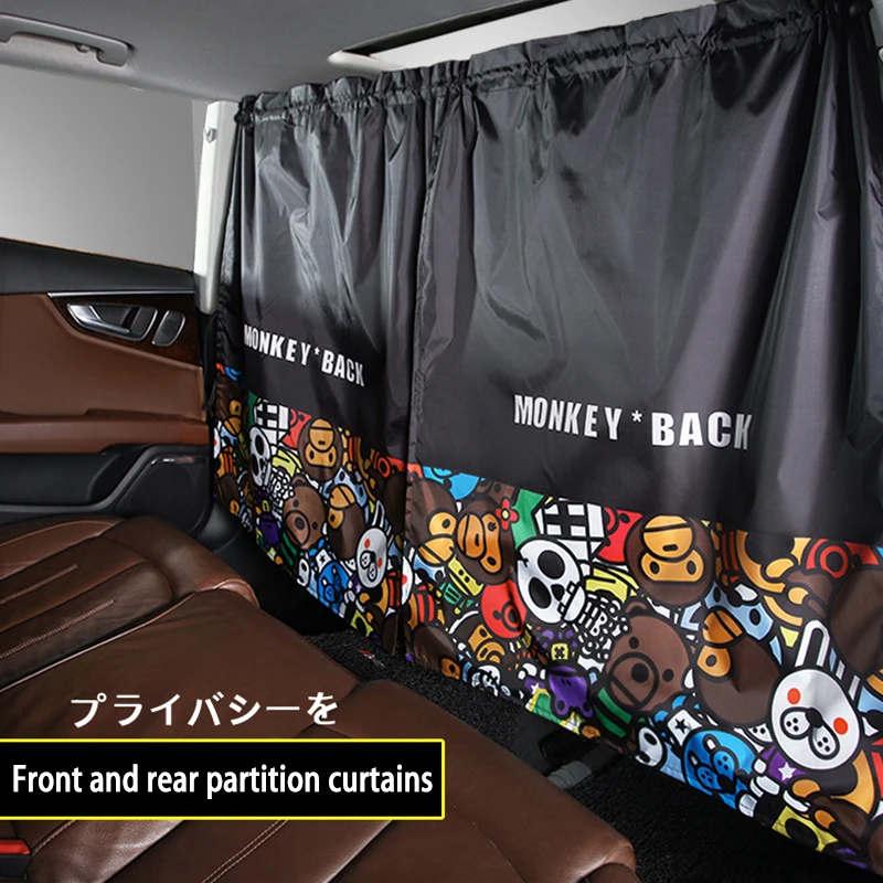 Car Isolation Curtain Sealed Taxi Cab Partition Protection and Commercial Vehicle Air-conditioning Sunshade and Privacy Curtain