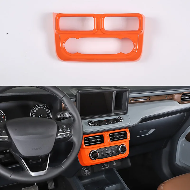 

Air Conditioner Mode Integrated Frame For 22 Ford Maverick ABS Orange