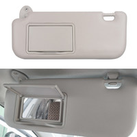 Car Front Left / Right Sun Visor Panel Sunvisor with Makeup Mirror Replacement For Toyota Corolla E160 E170 2014 2015 2016 2017
