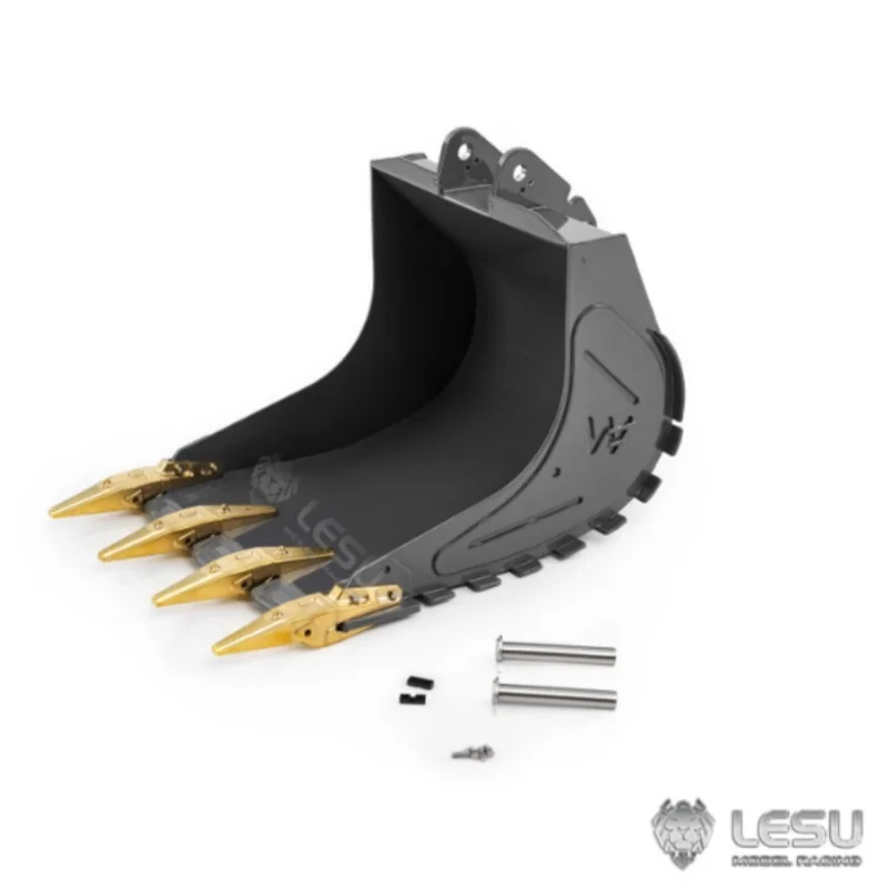 

Metal Bucket for Tamiya 1/14 RC Excavator LESU DIY Parts
