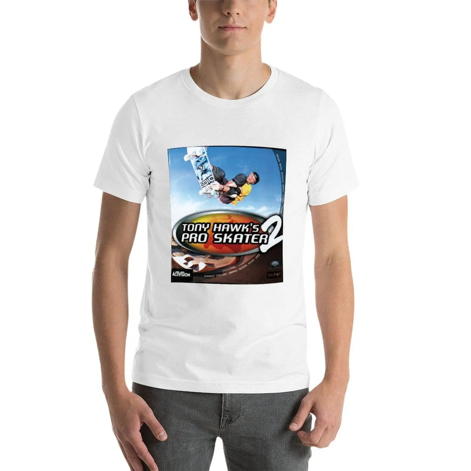 Tony Hawk Pro Skater 2 T-Shirt cute tops graphic t shirt vintage t shirts for men cotton - view 3