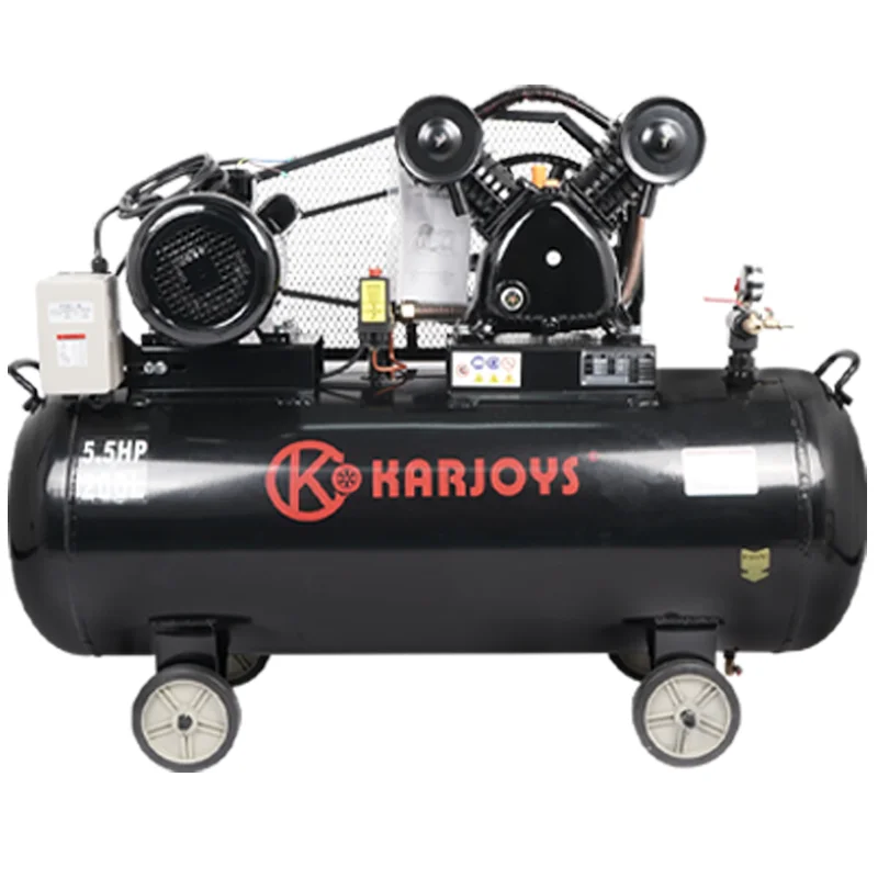 

200L 8 Bar Electric Powered Air Compressor with Black