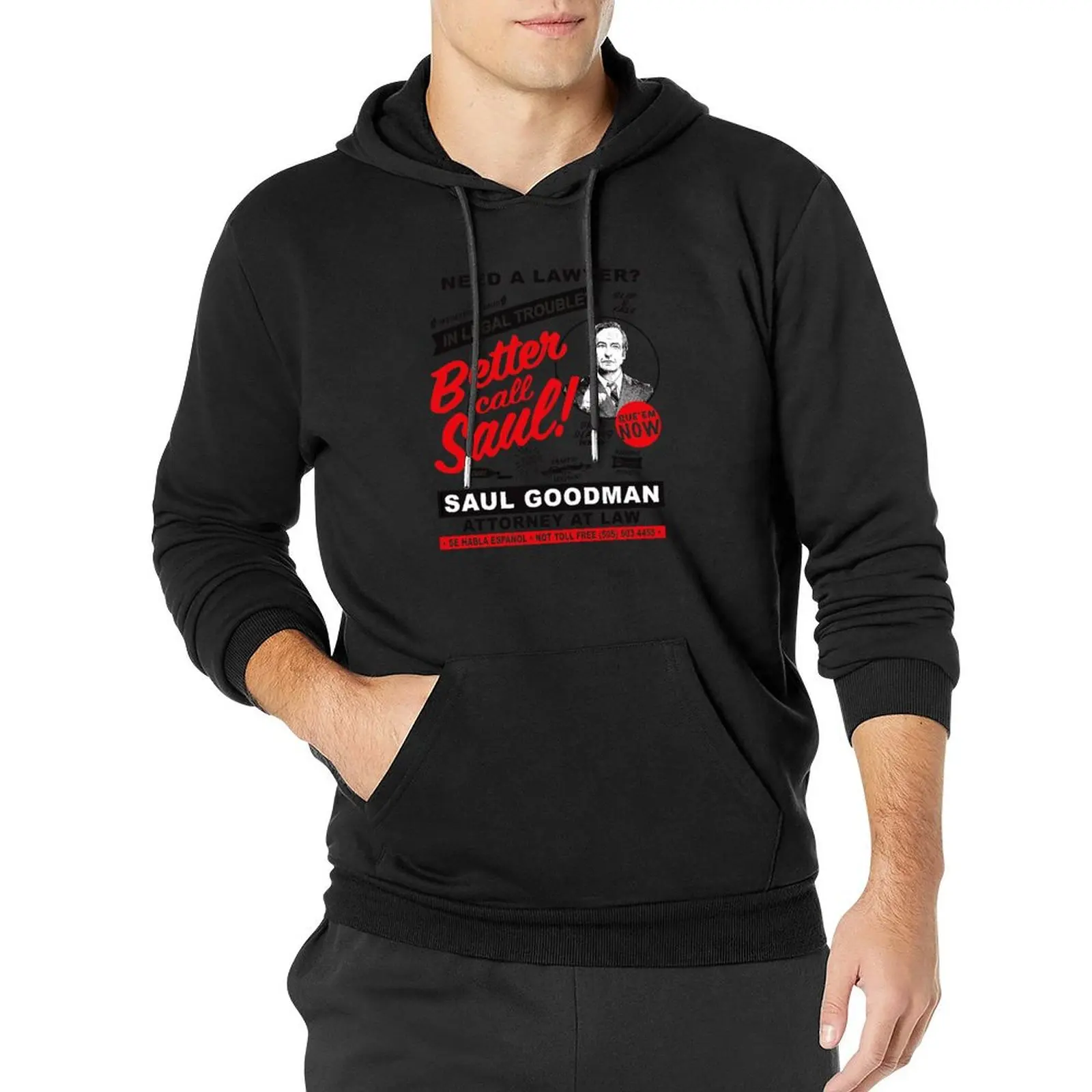 Need A Lawyer Then Call Saul Pullover Hoodie men's sweat-shirt men's winter sweater autumn hoodie