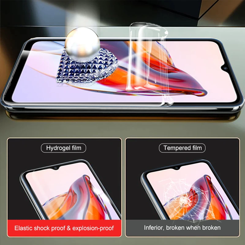 3PCS Front Screen Soft Hydrogel Film For Xiaomi Redmi 12C 6.71'' xiomi Redmi 12 c c12 Redmi12c Phone Clear Protective Film Cover