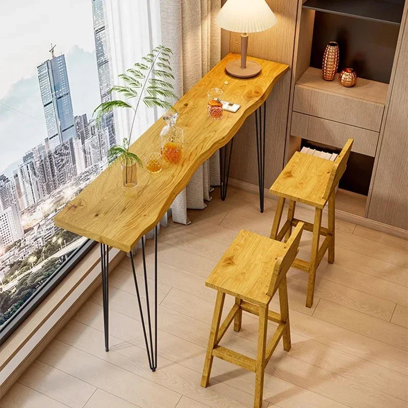 Kitchen Cocktail Bar Tables Alcohol Bistro Restaurant Counter Bar Tables Reception Desk Coffee Wine Party Furniture Mesa Dj FYBT
