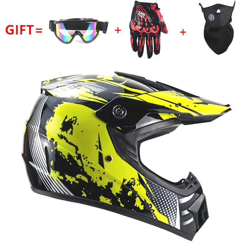 

Hot Sale Four Seasons Off-road Helmet Electric Vehicle Helmet Mountain Bike Full Helmet Downhill Tokart ATV Helmet