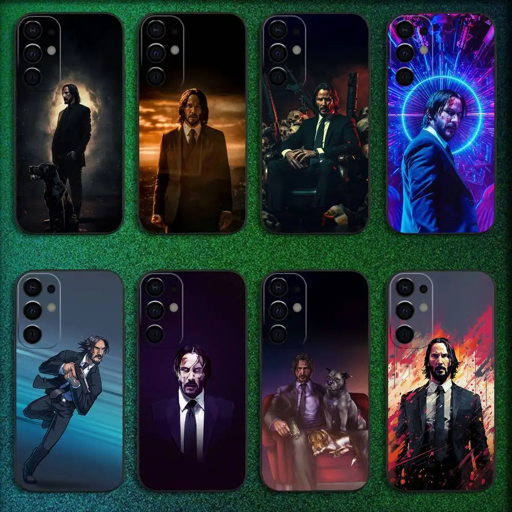 

Film J-John Wick Bab Phone Case For Samsung S25,S24,S21,S22,S23,S30,Ultra,S20,Plus,Fe,Lite,5G Black Cover