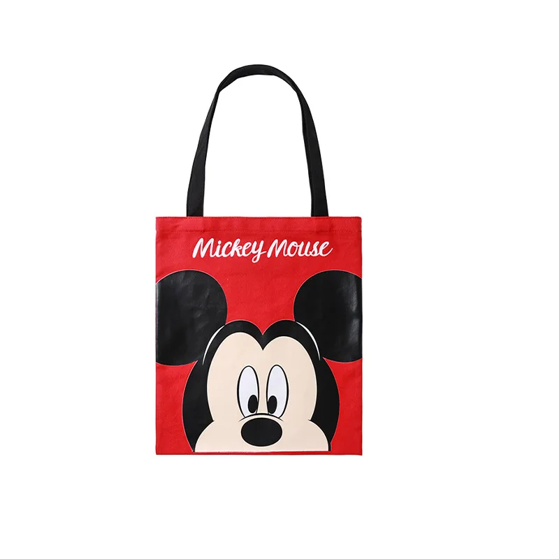 Disney Purses and Handbags Mickey Tote Bags for Women Shoulder Bag Canvas Anime Case Cute Wallet Fashionable Shopping Pouch