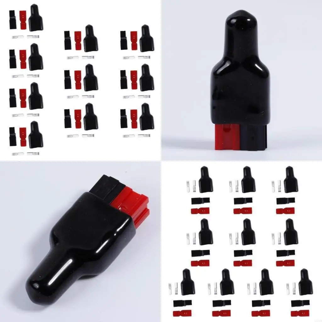 10Pairs 45A Battery Terminals Connector Quick Disconnect Modular Power Connector for Photovoltaic Power Battery