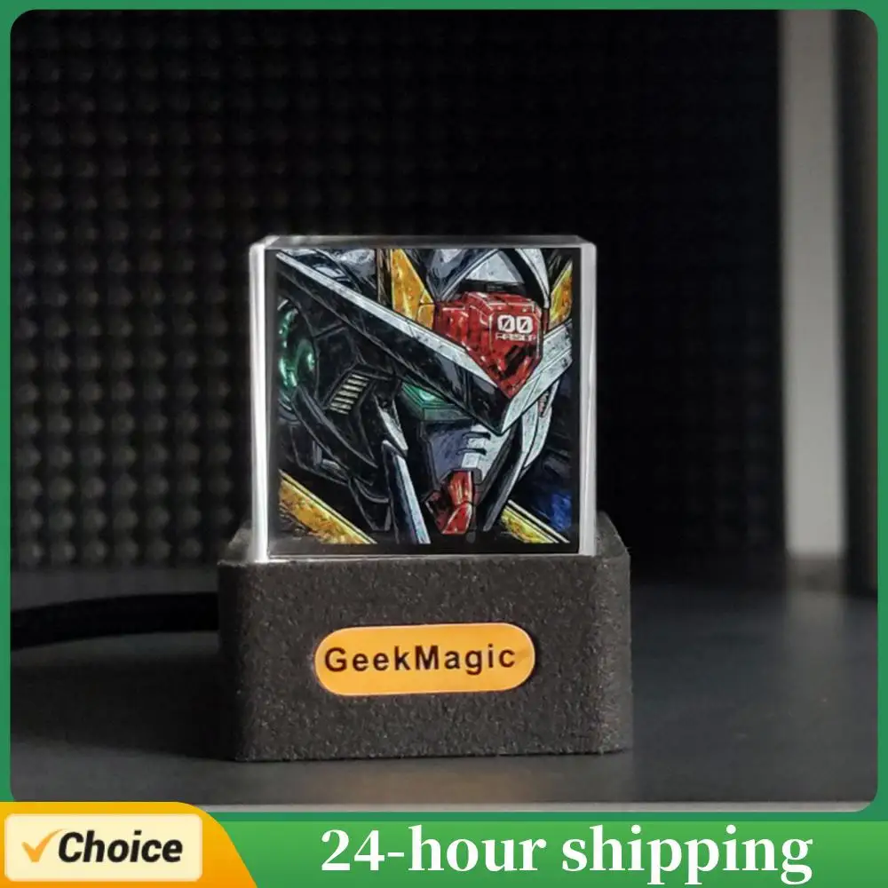 Estación meteorológica inteligente con Wifi, pantalla meteorológica, temperatura, humedad, hora, despertador, decoración de escritorio con animaciones y imágenes GIF