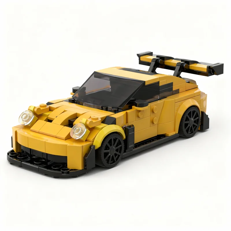 292pcs MOC 911 GT3 RS Revamp Cars Model Building Blocks Christmas Gift Idea Assemble Education Birthday Brick 3D Collection