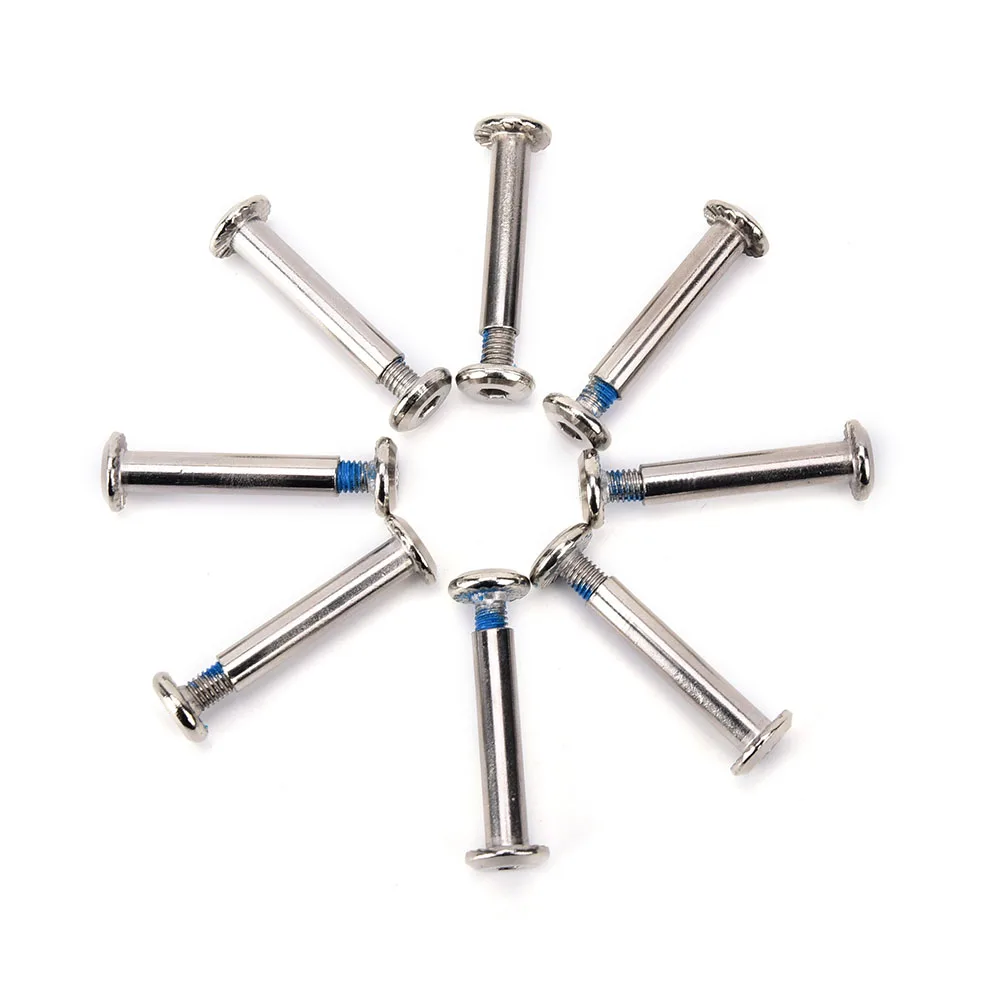 New【8Pcs/set Inline Roller Axles Blades Screws Skate Wheel Bolts For Skate Shoes】 view 2