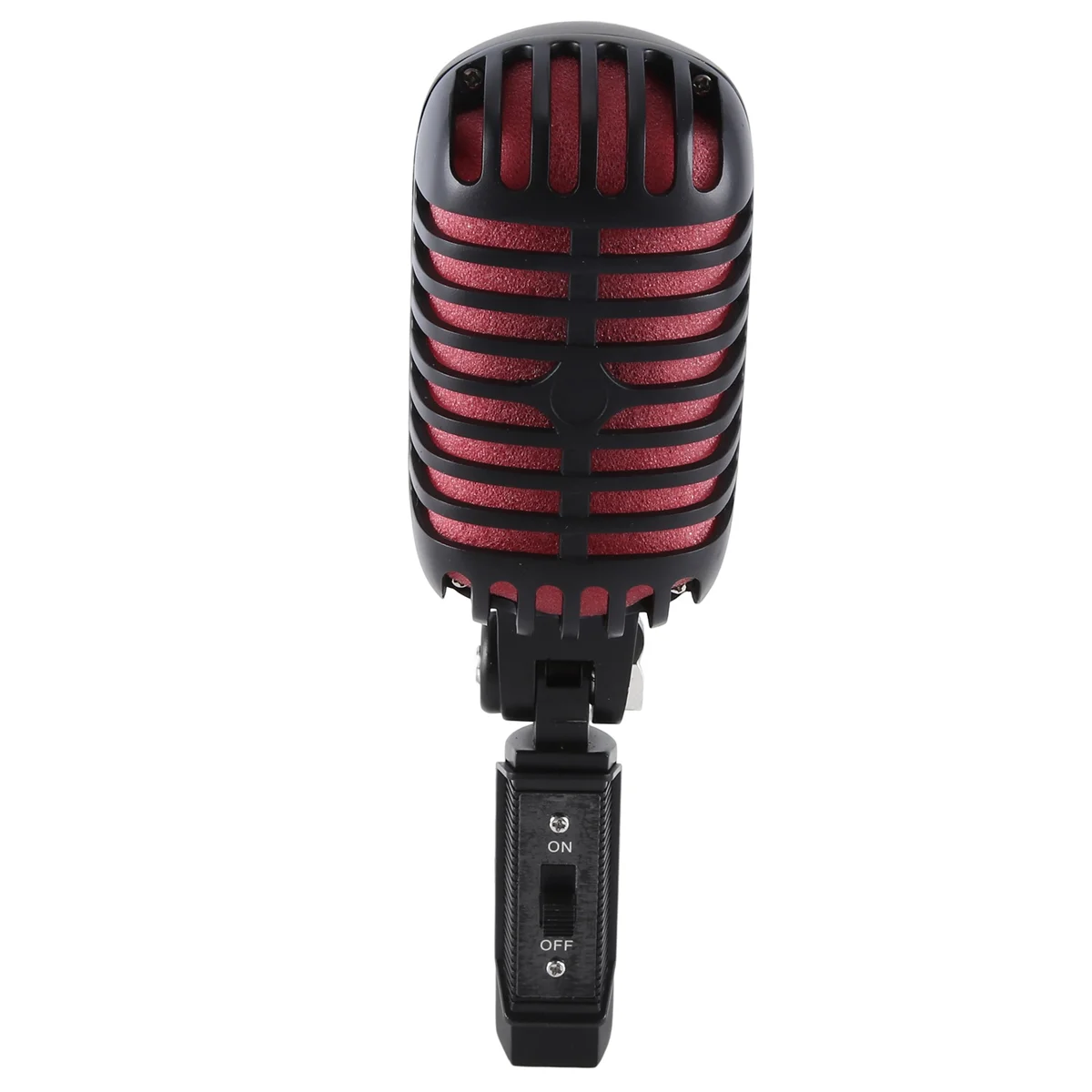 Professional Classic Retro Dynamic Vocal Microphone,Metal Swing Mic, for Live Performance Karaoke