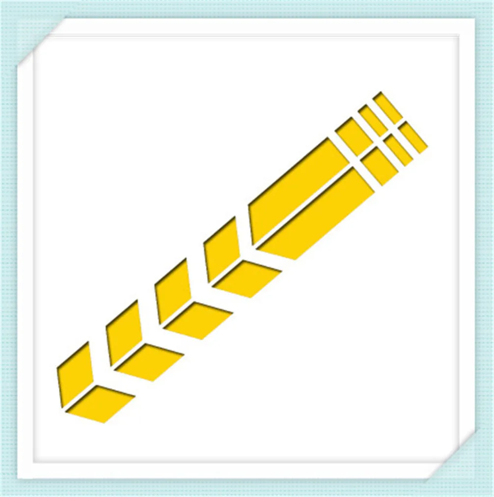 motorcycle Waterproof Safety Warning Arrow Tape sticker for SUZUKI HAYABUSA GSXR1300 SV1000 S TL1000 R S