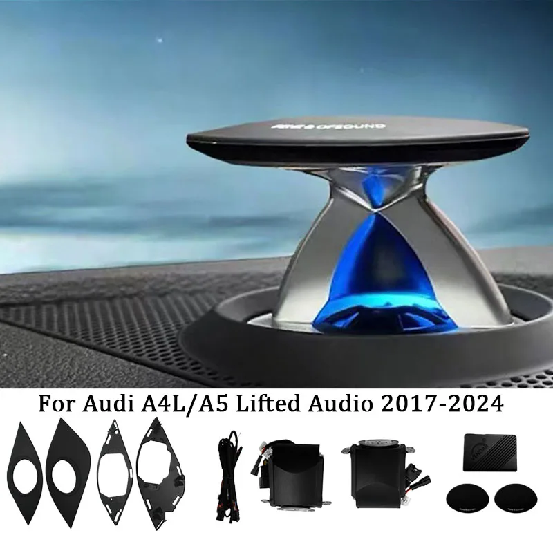 32 Colour LED Lifting Tweeter Speaker For Audi A4 A5 A6 A7 Q5 Q7 Q8 B9 Car Instrument Electric Treble Horn Decoration