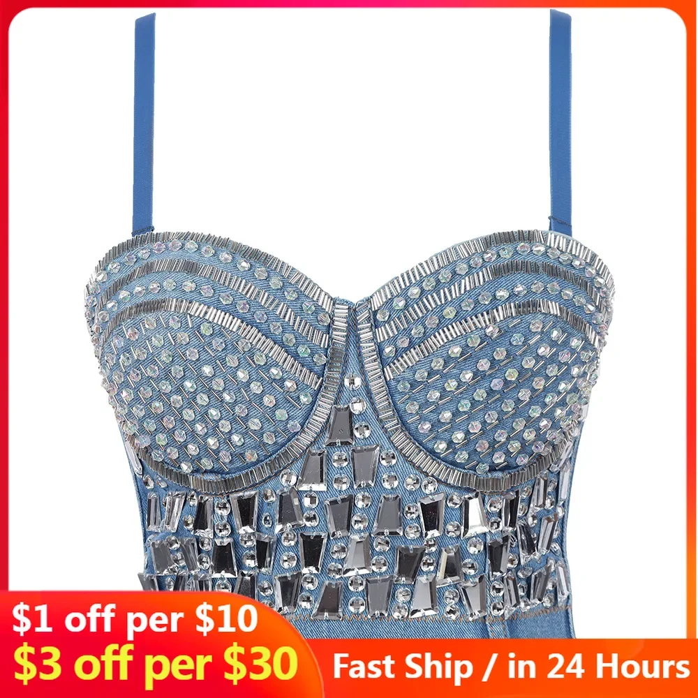 High Street Women\'s Camisole 2024 New Fashion Embroidered 3D Petal Bustier Bra Crop Tops Female Thin Underwear Corset