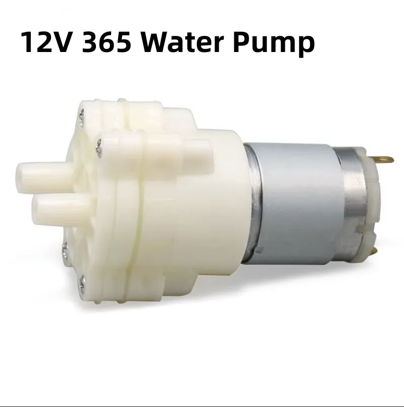 1L/Min Flow 12V 365 Micro DC Diaphragm Water Pump Motor For Household Tea Set/Fish Tank Accessories Pump cycle/DIY Model