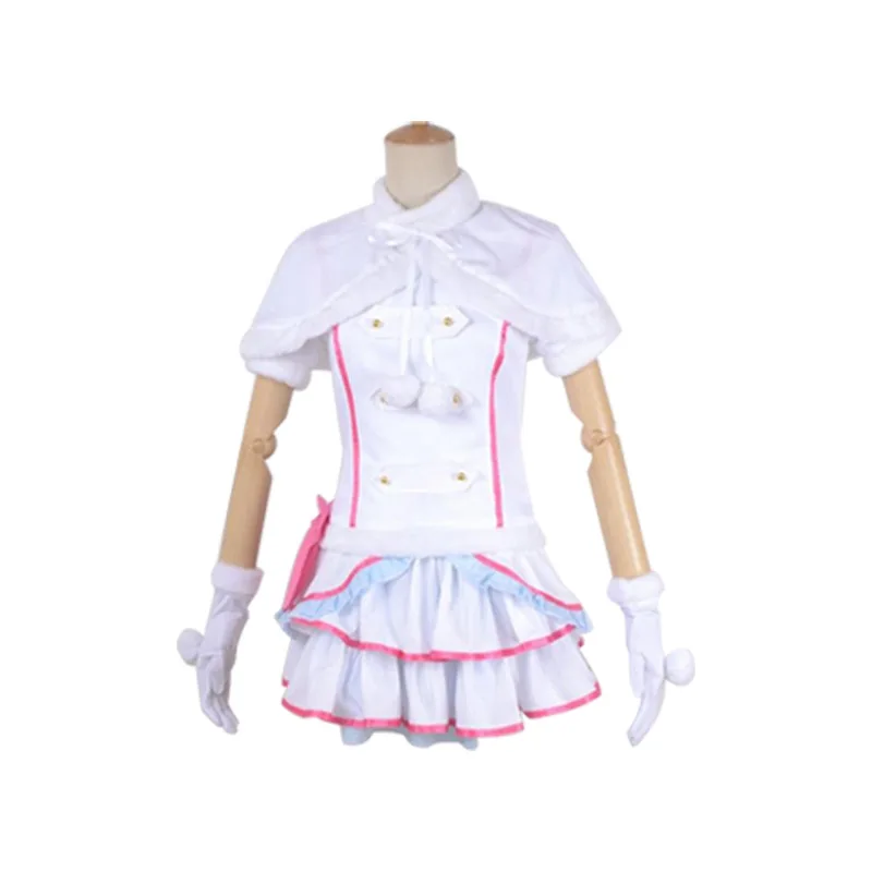 Anime liebes liebe live schnee halterung honoka kotori umi eli nozomi maki rin hanayo nico cosplay kostüm perücke winter lolita kleid