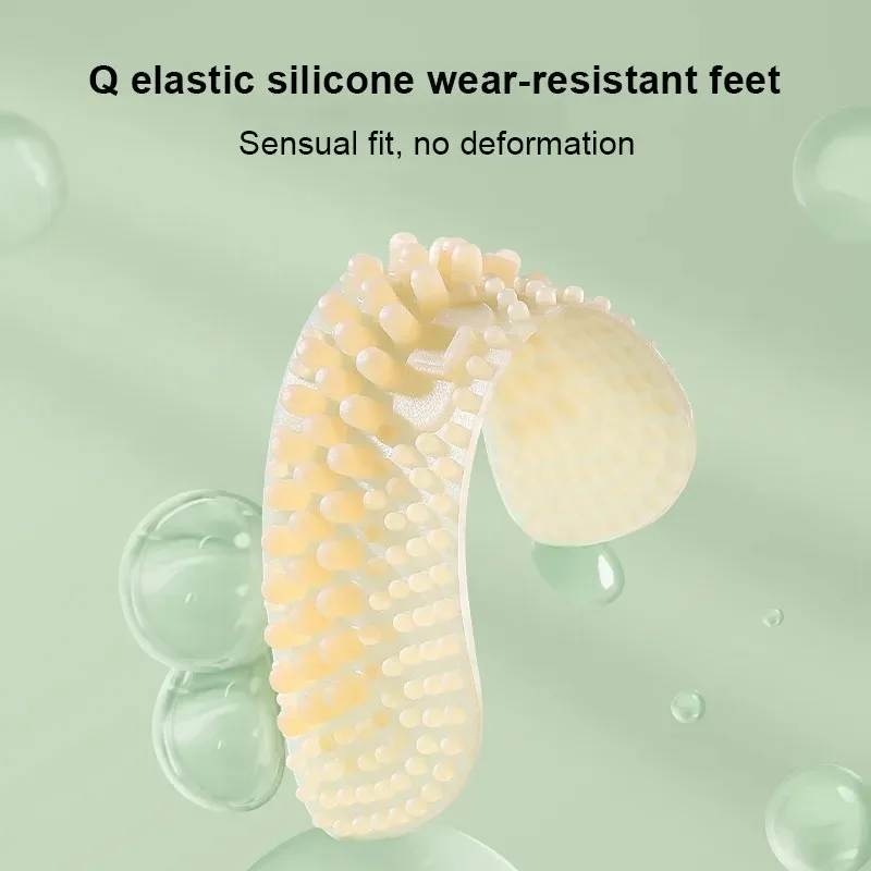실리콘 힐 스티커 힐 그립 여성 남성용 미끄럼 방지 논슬립 힐 쿠션 투명 힐 패드 업그레이드