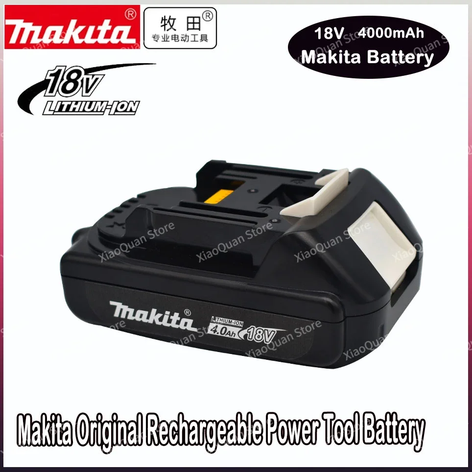 

Makita Rechargeable 18V 4.0Ah Li-Ion Battery For Makita BL1830 BL1815 BL1860 BL1840 194205-3 Replacement Power Tools Battery