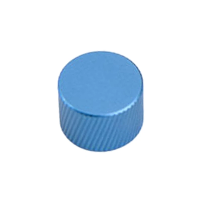 Botões metal giratórios para teclado mecânico, 16mm diâmetro, botão flor ameixa, construção sólida, botão rotativo,