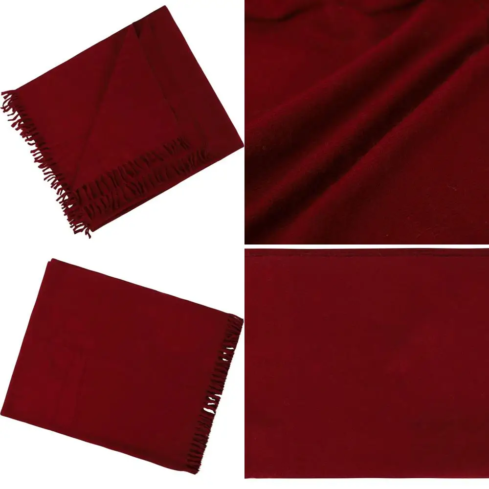 

Тибетская шаль ручной работы из чистой шерсти — объемная накидка для медитации для унисекс