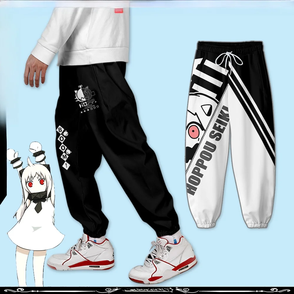 

Модные рабочие брюки для мужчин и женщин, осенне-зимняя одежда для косплея, с высокой талией, укороченные, из полиэфирного волокна