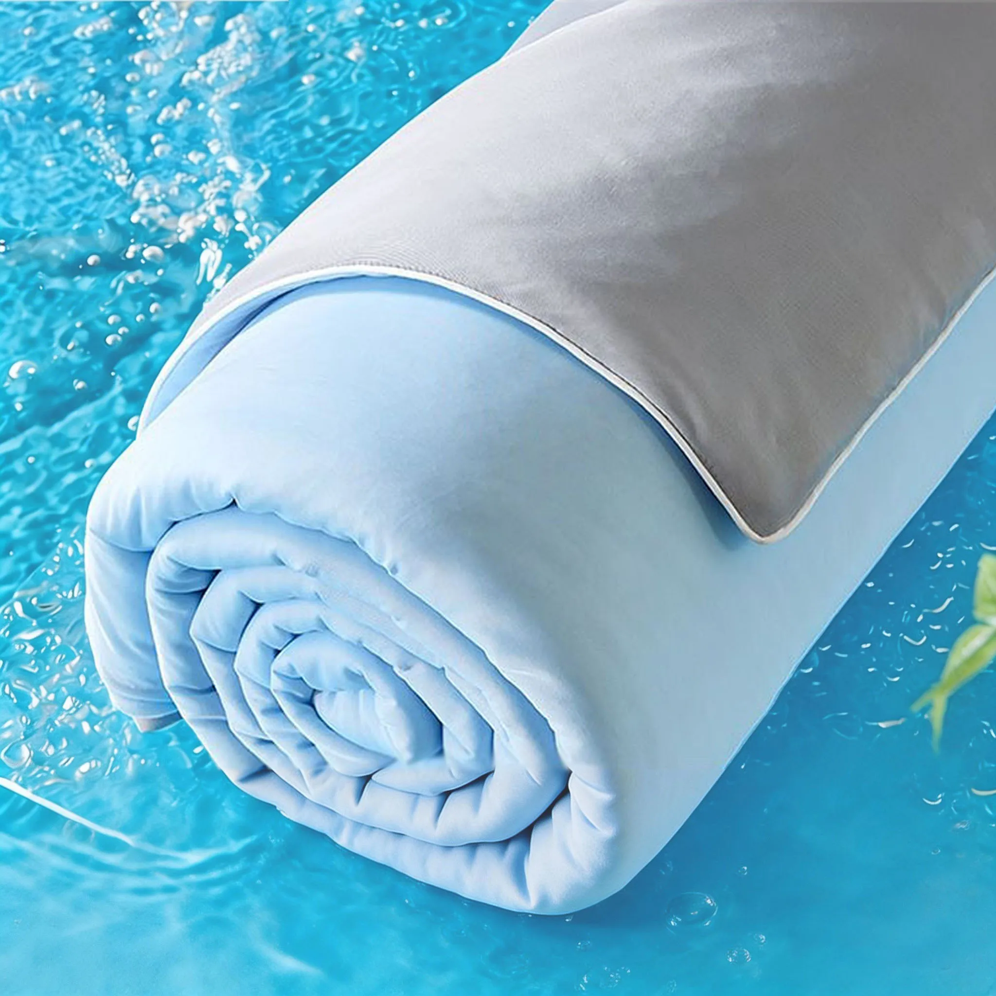 Solid Color Double Sided Cooling Blanket Summer Lightweight Breathable Air Conditioning Quilt Soft Smooth Spandex Cool Comforter