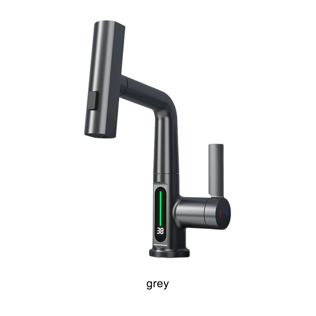 

Lift Up Down Stream Sprayer - Hot Cold Water Sink Mixer Tap Multi-color Options To Meet Different