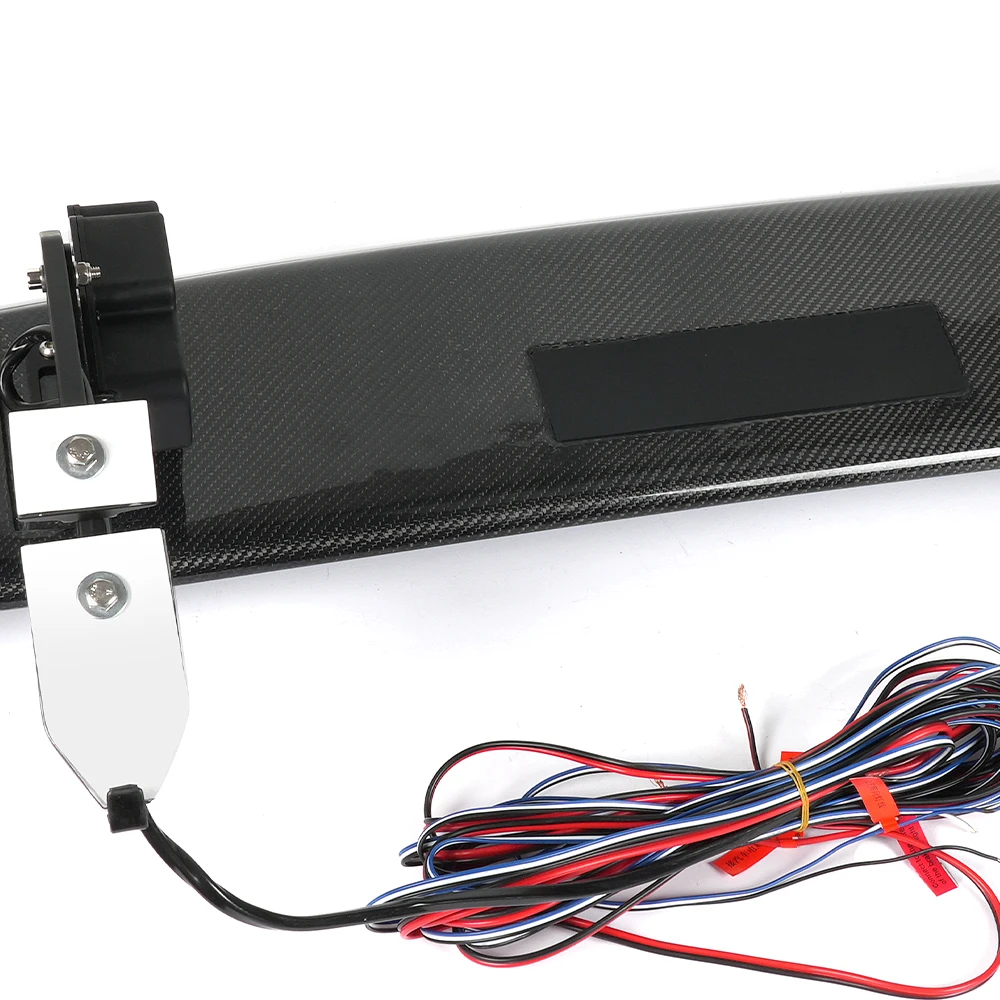 High Sales Quantity Adjustable Universal Automatical Electric Rear Carbon Fiber GT Style Car Spoiler