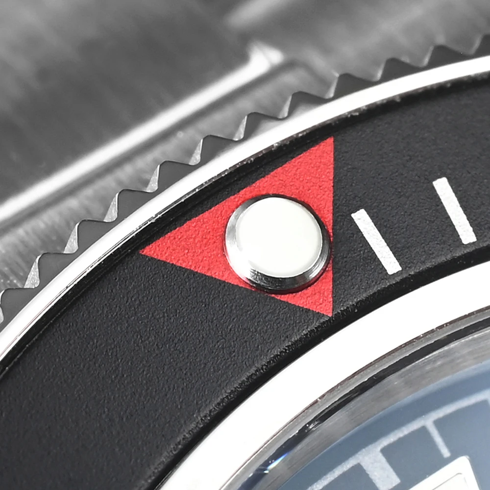 San Martin 40mm Rétro De Luxe Diver Montre NH35 Automatique Mécanique Montres pour Hommes avec Saphir 200m Étanche Lumineux SN0008