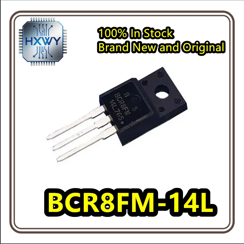 (10/50 units) BCR8FM-14L TO-220F 800V Washing Machine Control Board Triac Brand New Original In Stock Electronic Device IC