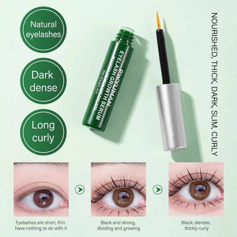 7 Days Fast Eyelash Growth Serum Natural Eyelash Enhancer Longer Fuller Thicker Curling Lash Makeup Eyelash Care Products