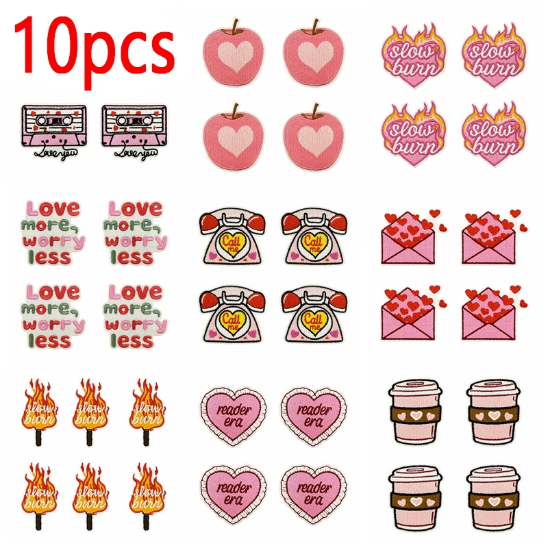 Parche bordado rosa lema moda MOLLE para planchar – Parejas DIY - imagen 3