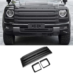 For Great Wall GWM Haval 2th H9 2024-2026 Car Front Face Racing Grille Net Insect Proof Mesh Cover Exterior Sticker Accessories