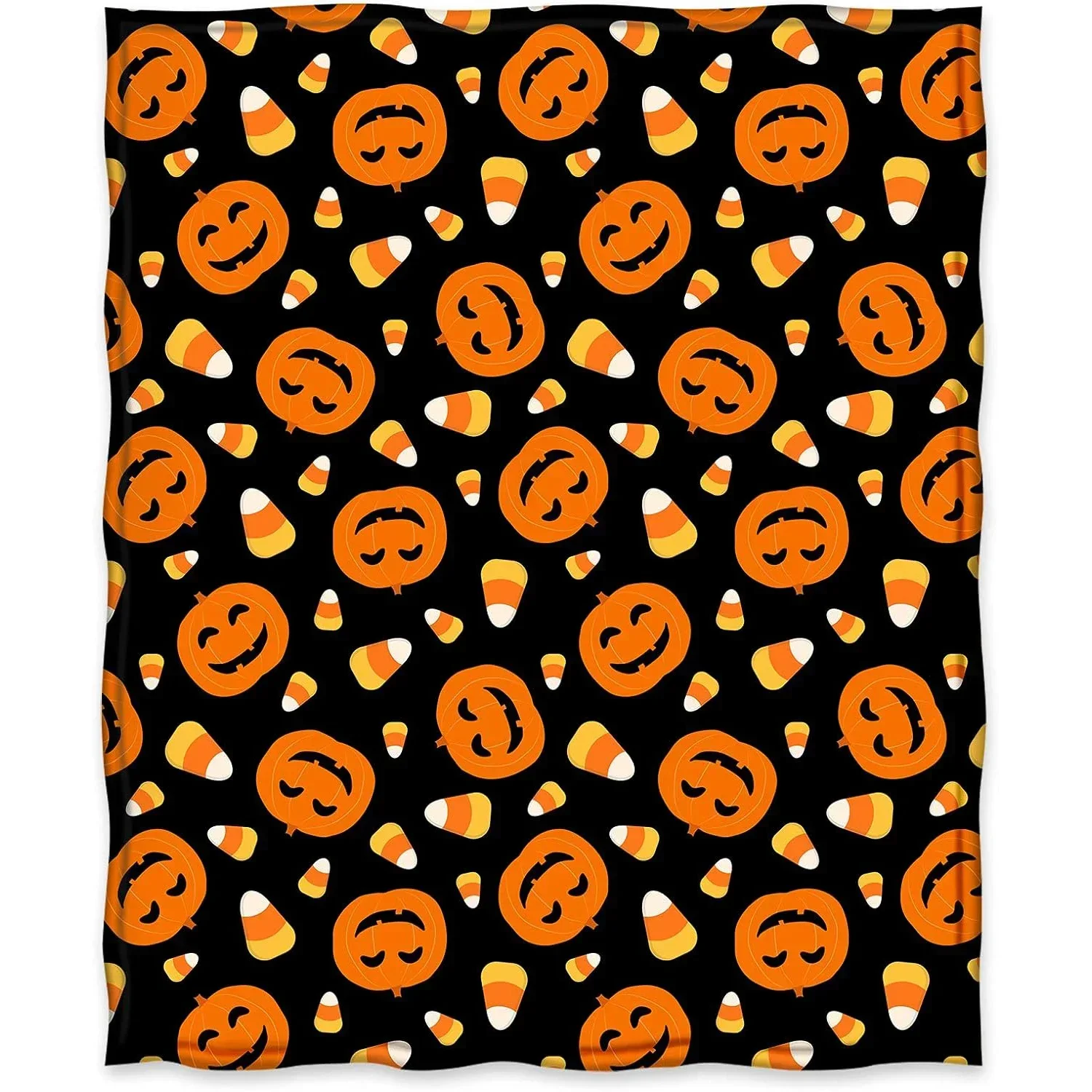 Halloween Pumpkin Blanket, Thanksgiving Action Gift, Witch Horror Heart, Autumn Harvest Plush Blanket