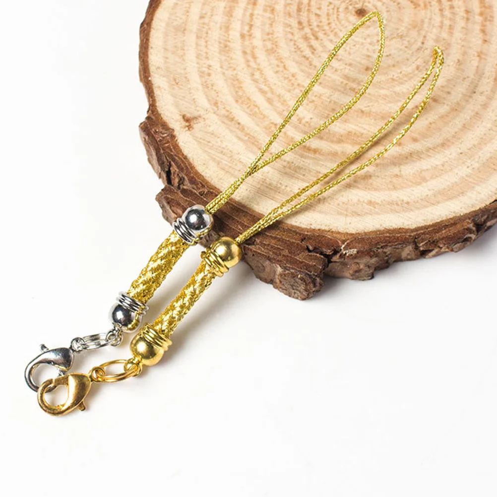 

50Pcs Durable Lightweight Charm Straps Lobster Clasp Lariat for Mobile Phone Key Chain Camera Tablet Pc USB Gift