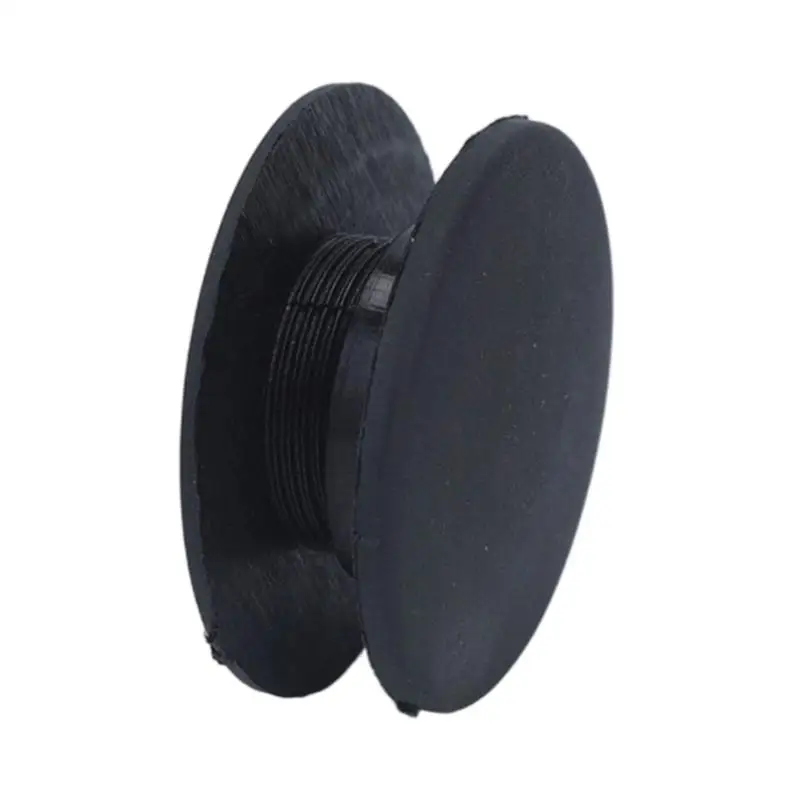 Replacement Floor Mat Clips, 10 Black Plastic Components with Center Collars for Automotive Carpet Mat Retaining Points and