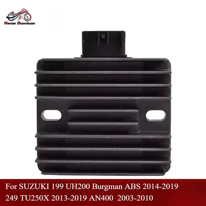 Voltage Regulator Rectifier For Suzuki 199 UH200 Burgma* ABS 2014-2019 249 TU250X 2013-2019 AN400 AN 400 2003-10 TU250 UH TU 250