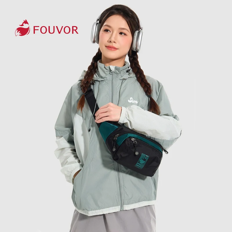 

Fouvor Women's Waist Packs 2025 Lightweight Adjustable Strap Nylon Casual Sports Comfort Teenage Youth Crossbody Bags 3003-03