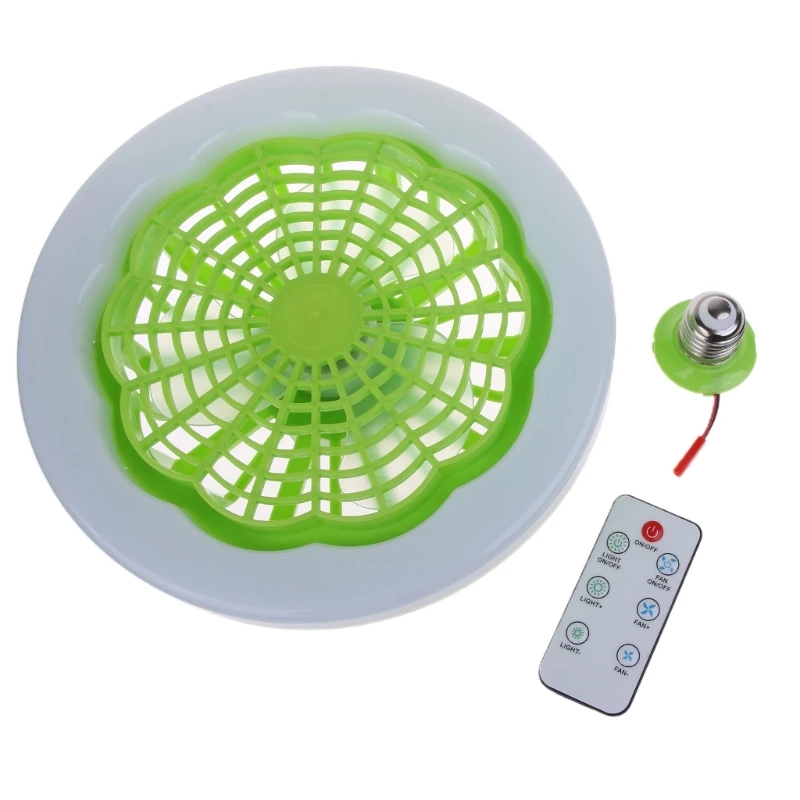 2024 Nieuwe 2-in-1 ventilatorlamp E27 LED-licht 30W plafondventilatorlicht witte kleur verstelbaar met afstandsbediening voor