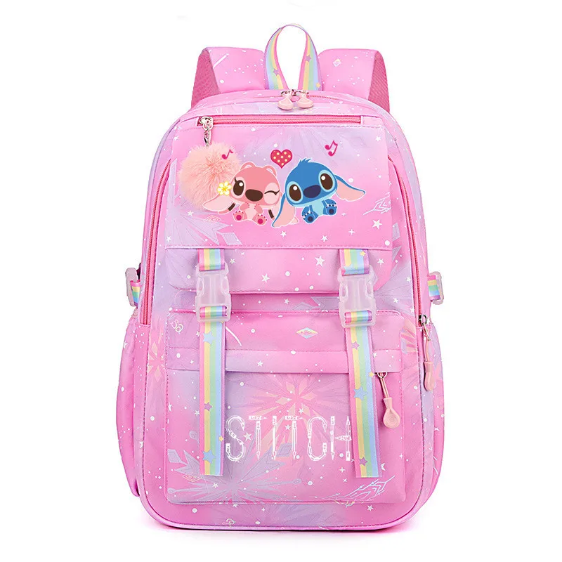 2024 New Stitch Lovable Printed Schoolbag Primary School Junior High School Students Backpack Large-capacity Leisure Backpack image 4