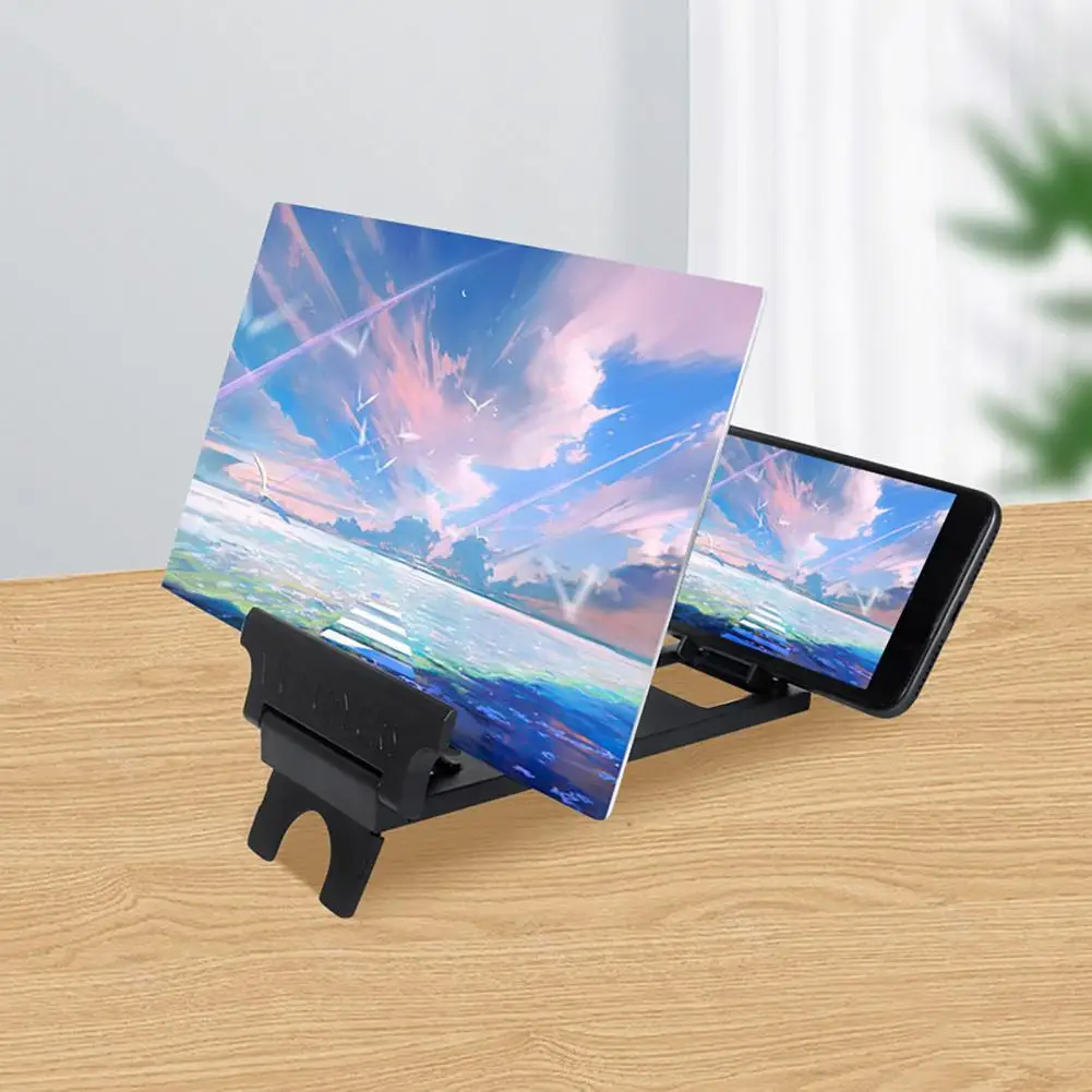 Hd-compatible Zoom Optics Phone Screen Magnifier with Anti-radiation Technology for Visual Fatigue Reduction 3d Movie Video